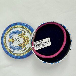 Brighton Woodstock Bracelet Medium Coachella Pink Leather Magnetic Silver Plated